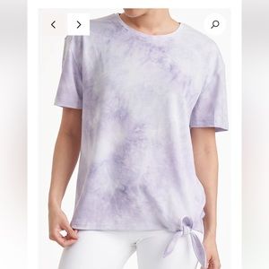 Wantable Thrive Societe tie dye side tie tee